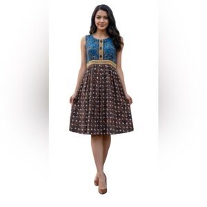 Anthropologie Rare Plenty by Tracey Reese Silk Dress Size 10